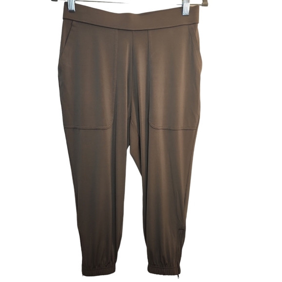 Lisa Rinnea Collection Pull-On Joggers Brown Size XSP - Picture 1 of 11